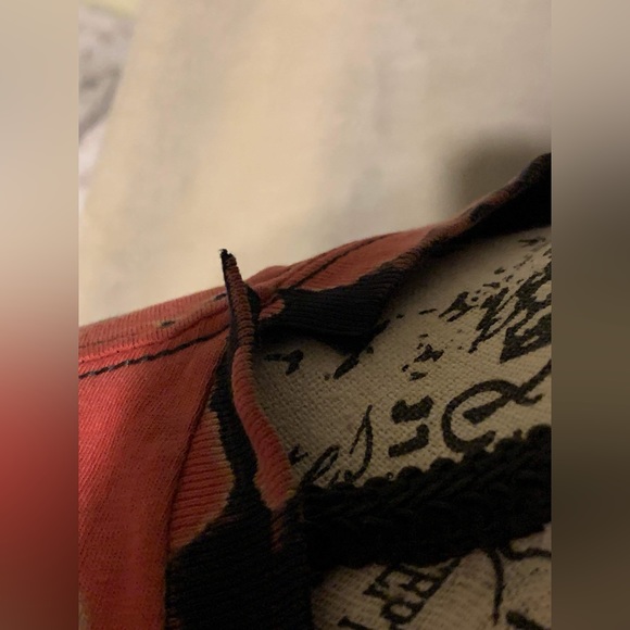 Deadpool Graphic Red & Black 2XL T Shirt - Picture 3 of 8